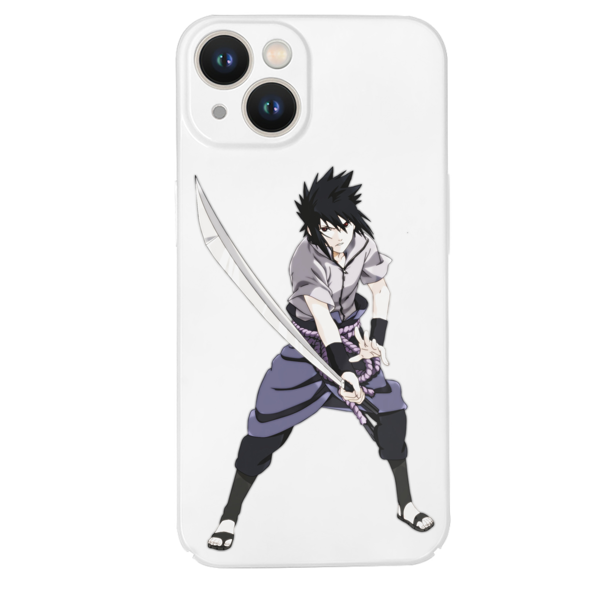 （画像用） NARUTO -ナルト- うちは サスケ Uchiha Sasuke 【iPhone 14シリーズ対応】ハードケース